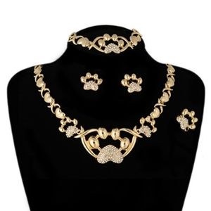 Gold Tone Necklace Set